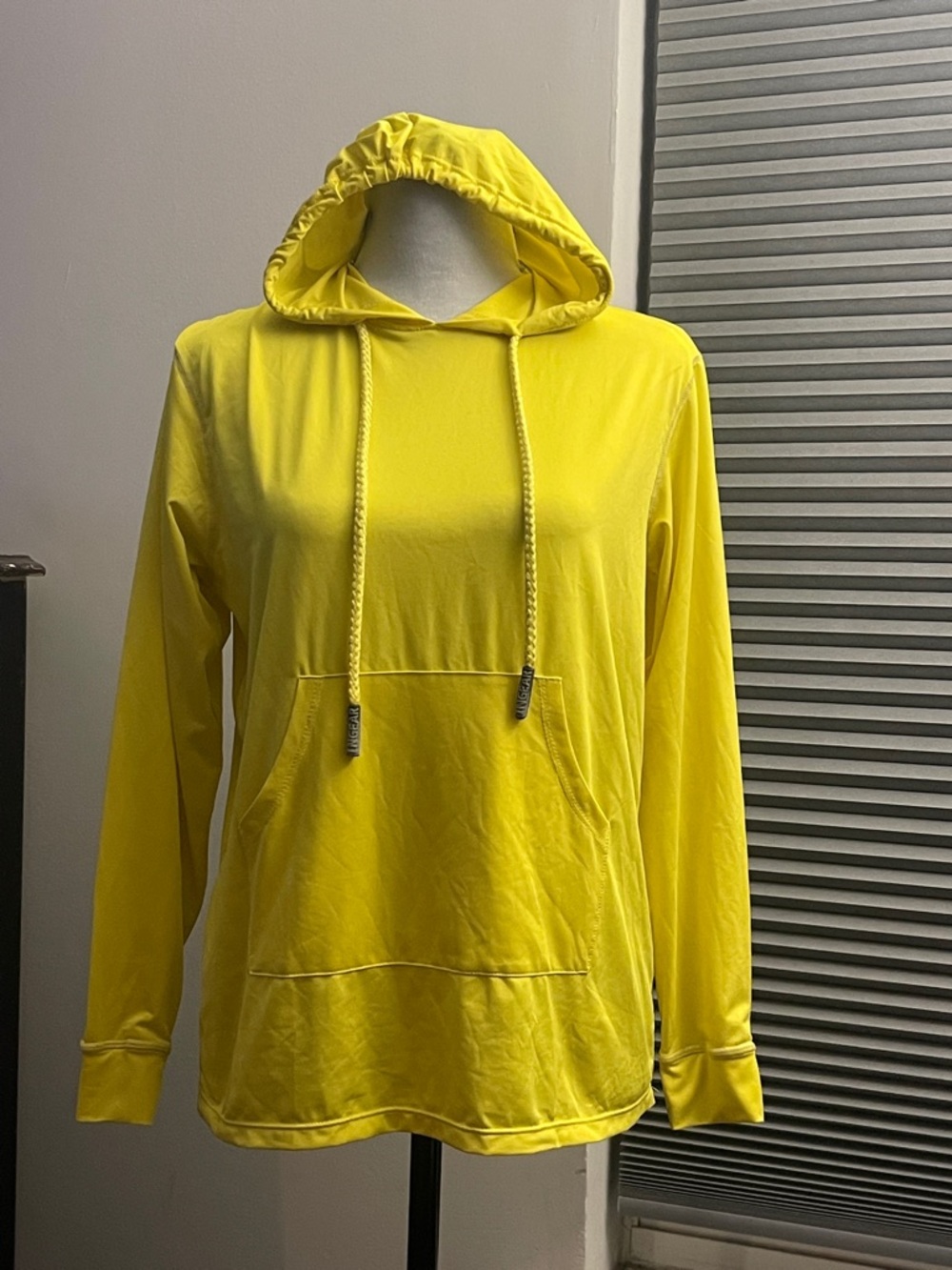 Ingear Yellow Performance Hoodie with Reflective Logo